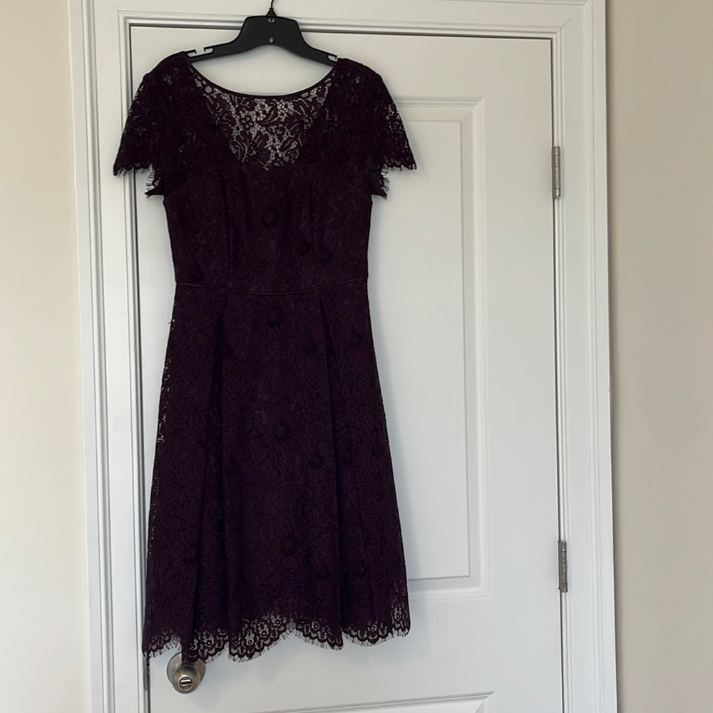 M&S Deep Purple Lace dress